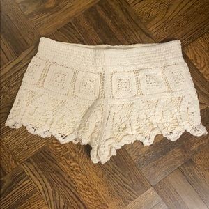 STUNNING New crochet shorts like loveshackfancy
